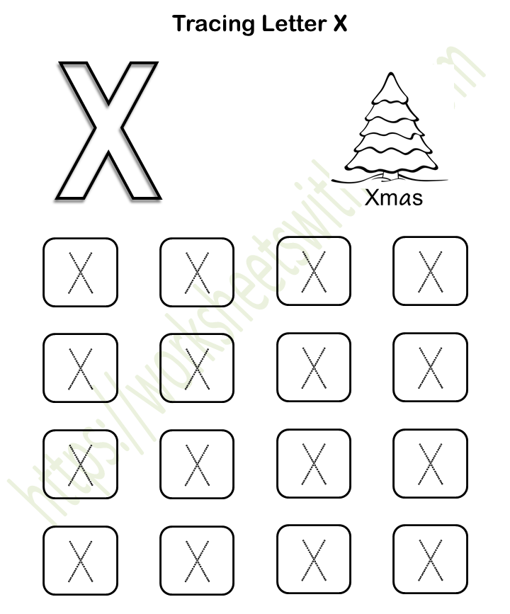 course english preschool topic tracing letter worksheets